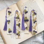Silicone Resin Bookmark Molds with Colorful Tassels