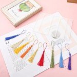 Silicone Resin Bookmark Molds with Colorful Tassels
