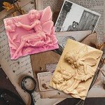 2PCS 3D Fairy Flower Silicone Molds for Crafts