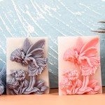 2PCS 3D Fairy Flower Silicone Molds for Crafts