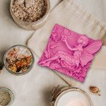 2PCS 3D Fairy Flower Silicone Molds for Crafts