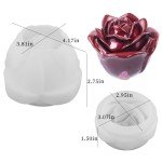 3D Rose Box Mold with Lid – Resin Craft