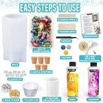 Zoncolor Night Light Bottle Resin Molds Kit