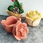 3D Rose Box Mold with Lid – Resin Craft