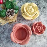 3D Rose Box Mold with Lid – Resin Craft