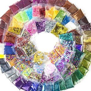 Assorted Glitter 90 Pack for Resin Art