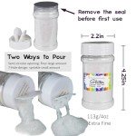 Iridescent Ultra Fine Glitter Powder - 4oz