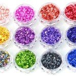 LePe Crushed Glass Glitter for Resin Art 12-Pack