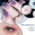 LePe Crushed Glass Glitter for Resin Art 12-Pack