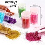 36-Color Extra Fine Glitter Set for Crafts