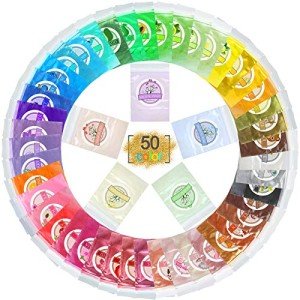 50 Colors Mica Powder for Resin Art and Crafts