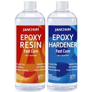 Crystal Clear Epoxy Resin Kit for Crafts