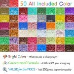 50 Colors Mica Powder for Resin Art and Crafts