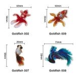 18 Sheets Goldfish & Koi Pond Resin Stickers