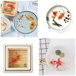 18 Sheets Goldfish & Koi Pond Resin Stickers