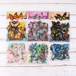 Butterfly & Dragonfly Insect Stickers Set (240 Pieces)