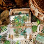 Holographic Gold Foil Floral Stickers - 240pcs