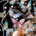 Holographic Butterfly Stickers Set for Resin Art