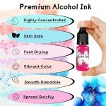 Vibrant Alcohol Ink Set – 56 Colors (10ml)