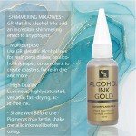 Metallic Alcohol Ink Set for Resin Art