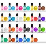 27 Vibrant Alcohol Ink Colors for Resin Art