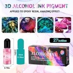 27 Vibrant Alcohol Ink Colors for Resin Art