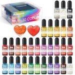 30 Colors Alcohol Ink for Resin Art Projects