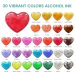 30 Colors Alcohol Ink for Resin Art Projects