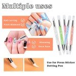 5 Pack Dual Tipped Nail Art Sculpture Pens