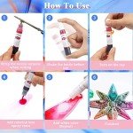 Vibrant 24-Color Alcohol Ink Set for Resin Art