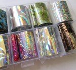 Starry Sky Holographic Nail Foil Stickers Set