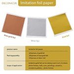 300pcs Imitation Gold Leaf Sheets for Resin Art