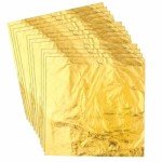 200 Pcs Gold Leaf Sheets for Resin Art