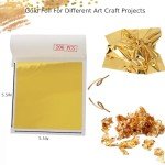 200 Pcs Gold Leaf Sheets for Resin Art
