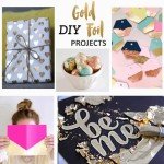 200 Pcs Gold Leaf Sheets for Resin Art