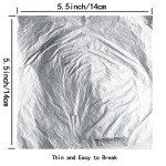 Silver Imitation Leaf Sheets for Resin Art