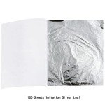 Silver Imitation Leaf Sheets for Resin Art