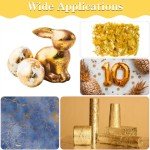 200 Pcs Gold Leaf Sheets for Resin Art