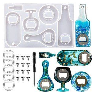 DIY Resin Bottle Opener Mold and Accessories