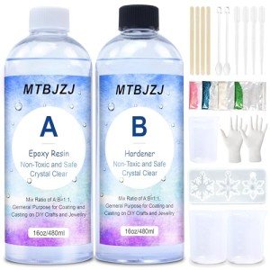 32OZ Clear Epoxy Resin Kit for Beginners