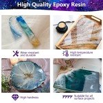 Crystal Clear Epoxy Resin Kit with Mica Powders
