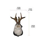 Rabbit Antlers Resin Wall Art for Home Decor