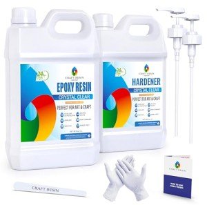 1 Gallon Crystal Clear Epoxy Resin Kit