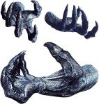 Witch's Demon Hand Resin Wall Sculpture Decor