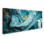 Abstract Marble Vortex Canvas Wall Art Print