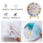 3-Piece Roman Numerals Clock Resin Molds Set