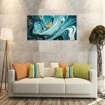 Abstract Marble Vortex Canvas Wall Art Print