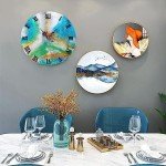 3-Piece Roman Numerals Clock Resin Molds Set