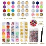 Beginner's UV Resin Art Kit with Glitter & Flowers