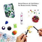 Beginner's UV Resin Art Kit with Glitter & Flowers